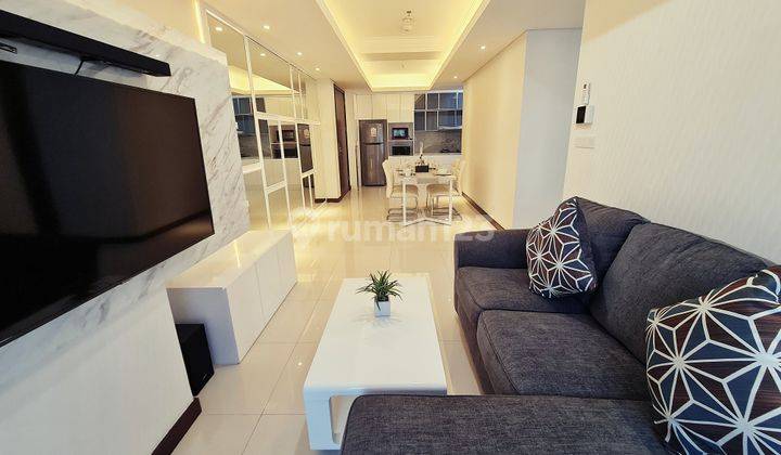 Rent A Stylish 3 Bedroom 117 Sqm Apartment At Casa Grande Residence Phase Ii, Kota Kasablanka, South Jakarta. 1