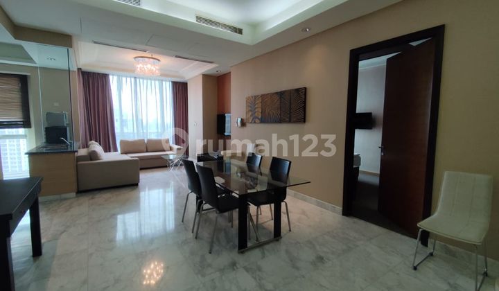 For Rent: Elegant 3-Bedroom Apartment (159 sqm) at The Peak Sudirman - Prime Setiabudi Location, Walking Distance to MRT, LRT & Public Transit in South Jakarta. 2