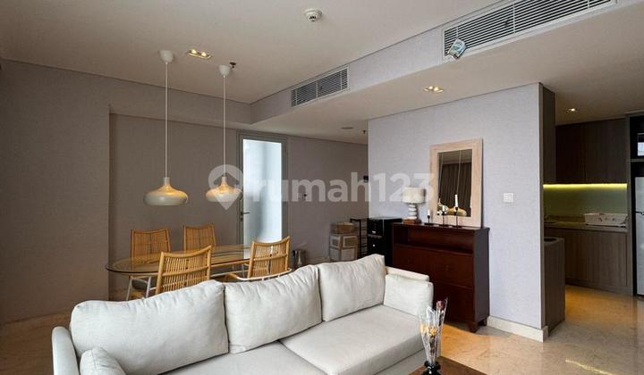 For Rent: Elegant 2-Bedroom Apartment (105 sqm) at The Orchard Satrio, Ciputra World 2 – Fully Furnished, Prestigious Kuningan Address, South Jakarta.
