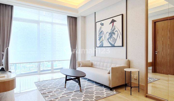 Lease A Stunning Fully Furnished 1 Bedroom Apartment 69 Sqm At South Hills, Kuningan, South Jakarta.