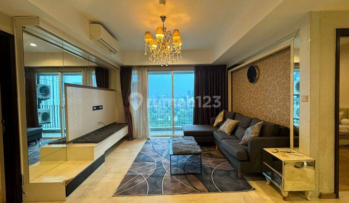 For Sale Elegant 2 Bedroom, 2 Bathroom 105 Sqm Fully Furnished Apartment In Avalon Tower, Casa Grande Residence, Kota Kasablanka, Tebet, South Jakarta. 1