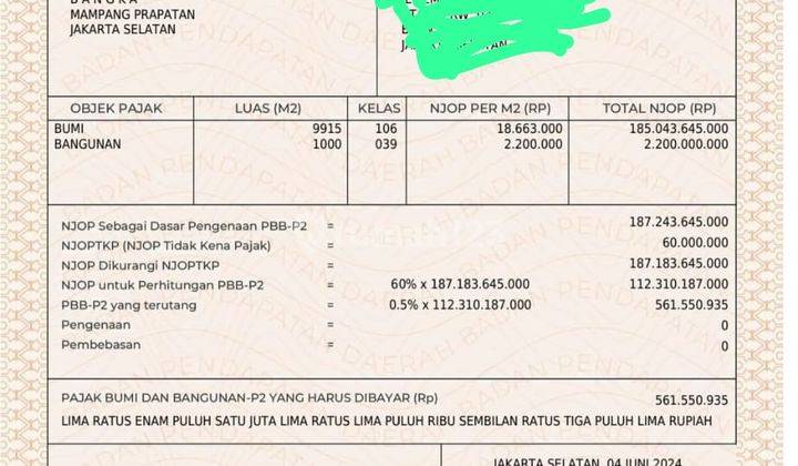 Dijual Tanah di Kemang Termurah Bonus Bangunan Dibawah Harga Njop 2