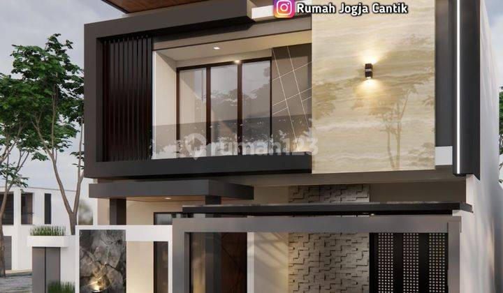 Rumah Mewah dan Luas Model Kontemporer Di Purwomartani 2