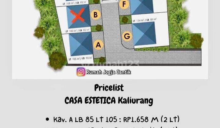 Rumah Dalam Cluster Dekat Kampus UII Jalan Kaliurang Km 13 2