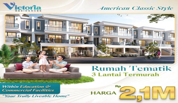 Rumah 3 Lantai Victorian Style Victoria Residences PIK 2   1