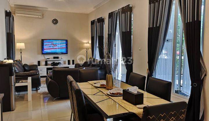 Rumah Hook Cakep Gading Serpong San Lorenzo Semi Furnish 1