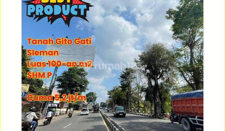 Gito Gati Tanah Dijual Tepi Jalan Utama, Shmp 1