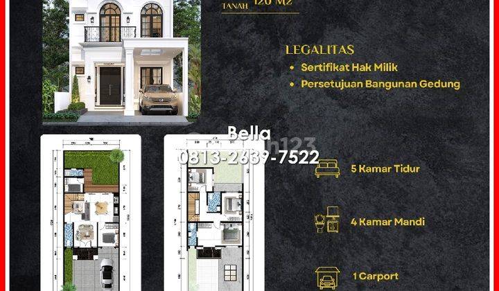 Rumah Cluster Mewah Minimalis Jl Besi Jangkang 1