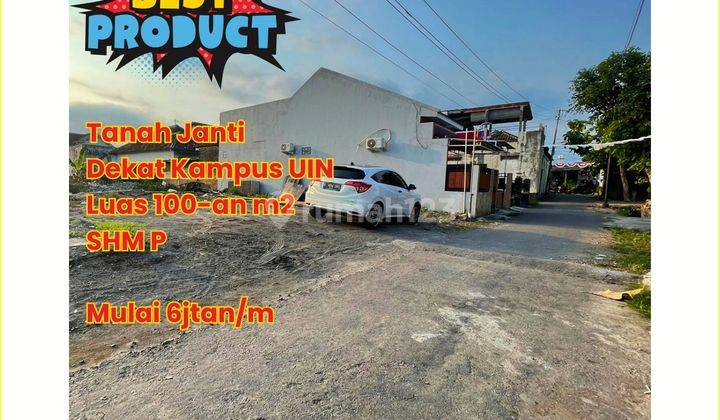 Tanah 111 M2 Dijual di Amplaz Jogja, Area Kost, Siap Bangun 1