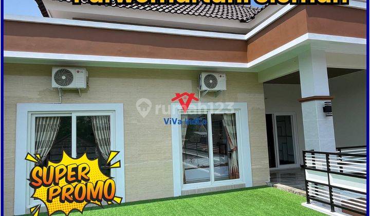 Jual Villa Furnish Ada Kolam Renang di Purwomartani Sleman 1