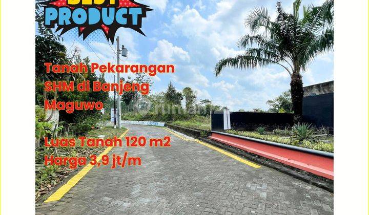 Jual Pekarangan 120 M2 di Banjeng Maguwoharjo SHM 1