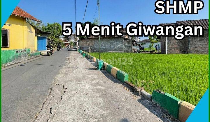 Real 5 Menit Giwangan, Tanah Harga 2 Jtan SHM 1