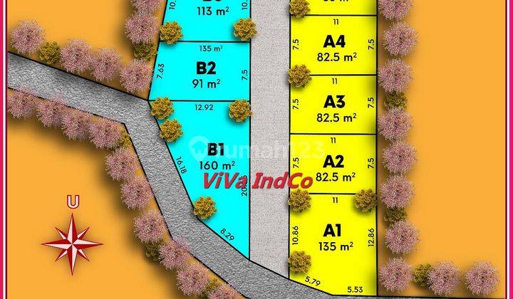 Dijual Tanah Shmp di Barat Pasar Godean, Sleman 2