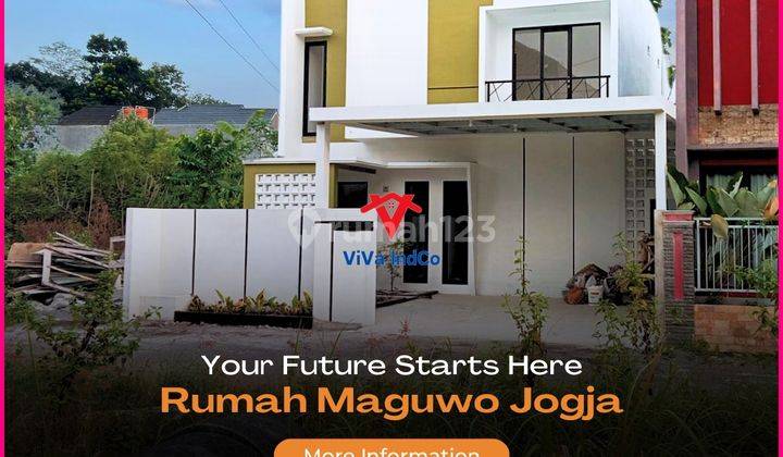 Rumah Baru Jogja 2 Lt Hanya 999 Jt di Maguwoharjo 1