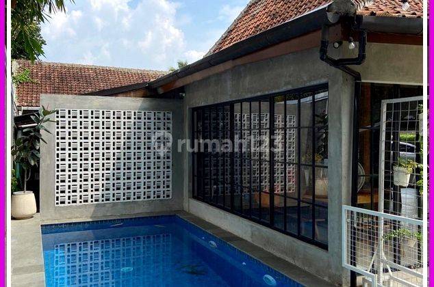 Jual Villa Full Fasilitas di Pakem Sleman Ada Kolam Renang 1