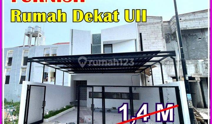 Turun Harga, Rumah Selatan Gor Uii Full Furnish 1