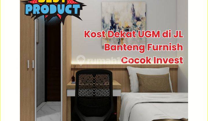 Jual Kost Dekat Ugm di Jl Banteng Furnish, Cocok Invest 1