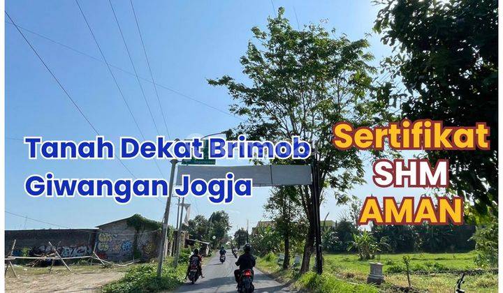 Tanah Dekat Brimob Giwangan, Harga Murah Siap Bangun 1