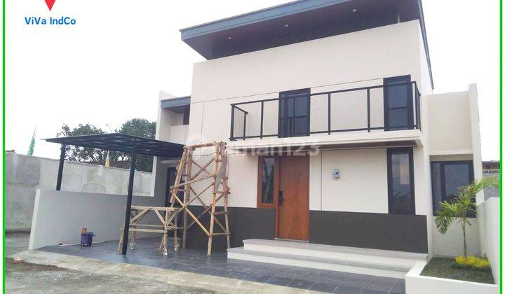 15 Menit Tugu Jogja, Rumah Mezzanine di Jl Godean  2