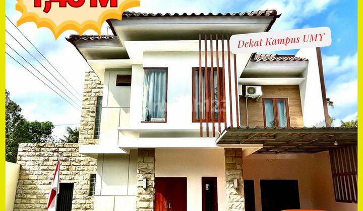 Rumah Dijual Full Furnish Dekat Umy, Bisa Cash Tempo 1