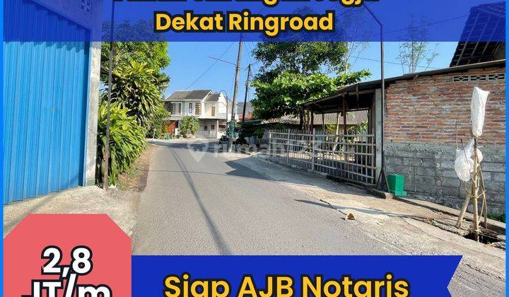 Jual Murah Kavling Giwangan Jogja Dekat Ringroad, Ajb 1