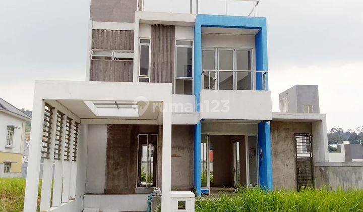 Unfurnished House Cluster Santorini Sentul City By Travelio 1