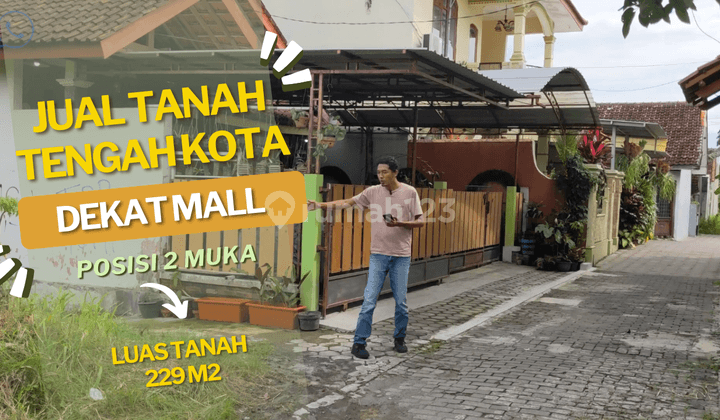 Jual Tanah Jogja Tengah Kota Dekat Dengan Kampus Uad Uin Ugm Dan Mall Amplaz Dapat 2 Muka 1