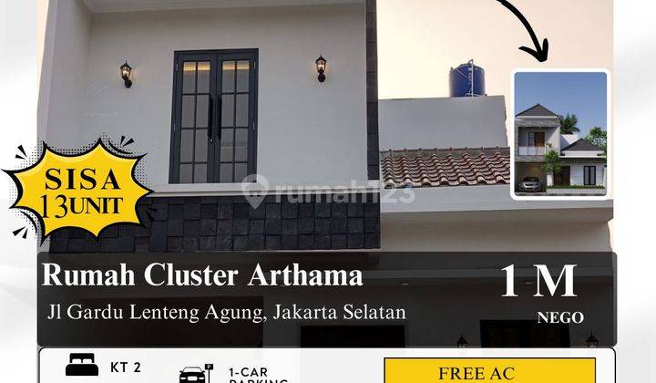 Dijual Rumah Cluster Arthama Asri Lenteng Agung