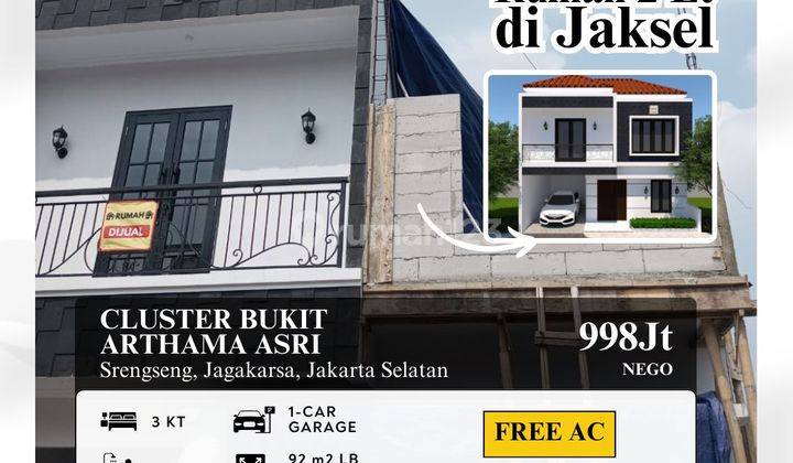 Dijual Rumah Cluster Arthama Asri Lenteng Agung 1