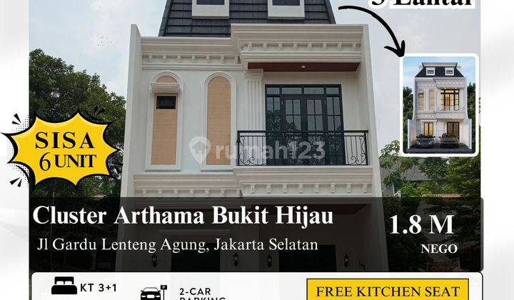 Dijual Rumah Cluster Bukit Hijau Lenteng Agung 1