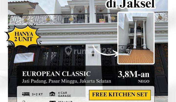 Rumah Eropa Classic di Jati Padang Pasar Minggu Jakarta Selatan 1