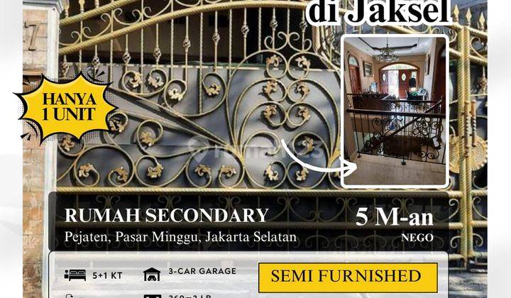 Dijual Murah Rumah Secondary Jati Padang Jakarta Selatan  1