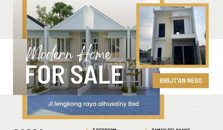 Rumah Bangunan Baru 2lantai Murah Diserpong bsd , Termurah Termewah 2