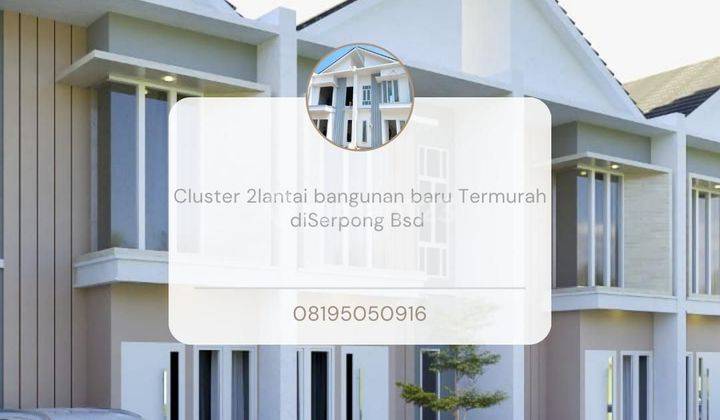 Promo Akhir Bulan,cluster Murah Diserpong Bsd 1