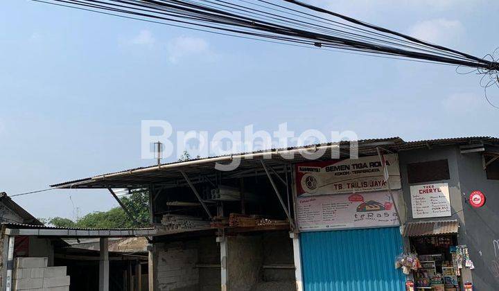 DIJUAL TOKO BANGUNAN BESERTA RUMAH DAN 2 RUKO DIJALAN PERUMAHAN PABUARAN INDAH CILODONG 1