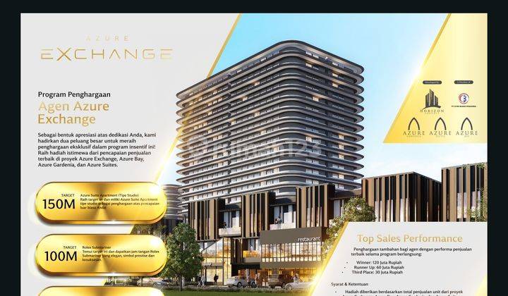 New Lauching Ruko Azure Exchange Di Emperium Lokasi Dekat Jalan Besar Sudirman 1