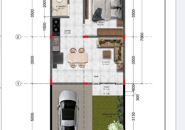 Rumah Inden Daerah Lumintang Cuma 6 Unit Saja 2