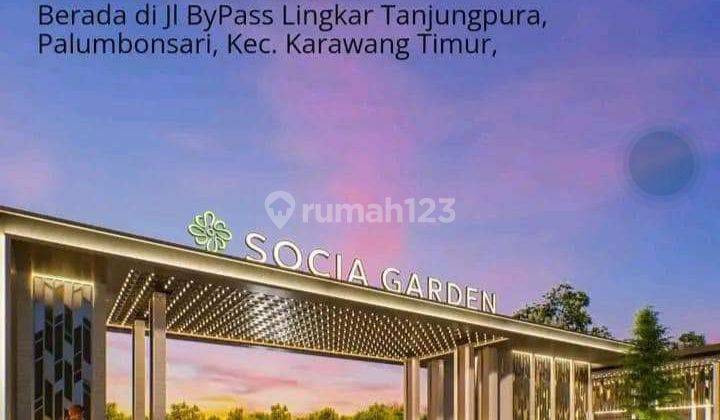 Rumah 2 Lantai Murah Di Pusat Kota Socia Garden  2