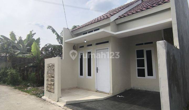 jual cash rumah siap huni pinggir jalan kampung 2