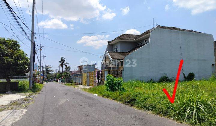 Dijual Tanah Jogja Jakal Km 10 di Gentan Siap Ajb, View Sawah 1