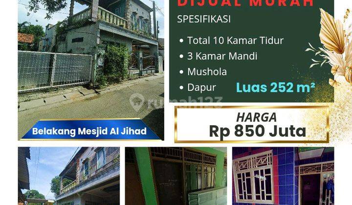 Dijual 7 Pintu Kontrakan & Rumah 2 Lantai Dekat Lapang Karangpawitan Karawang Barat 2