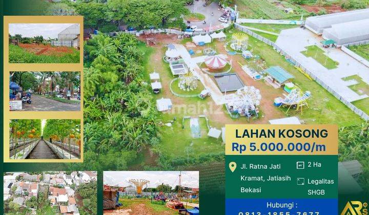 Dijual/ Disewakan lahan, Ruko Dan Lapak Freshmarket Di Jatiasih Bekasi 1