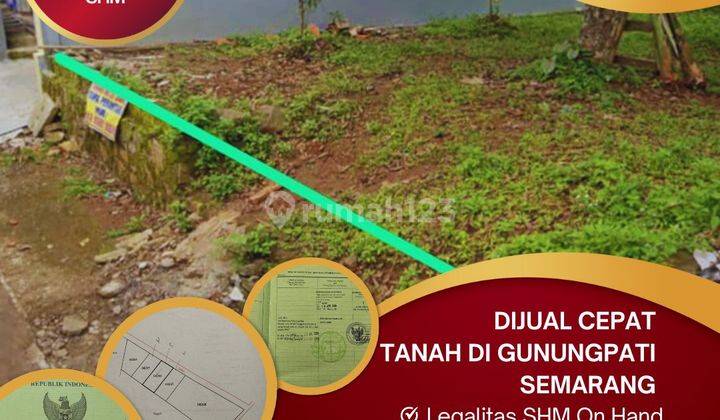 Dijual Cepat Tanah SHM Luas 136 m di GunungPati Semarang 1