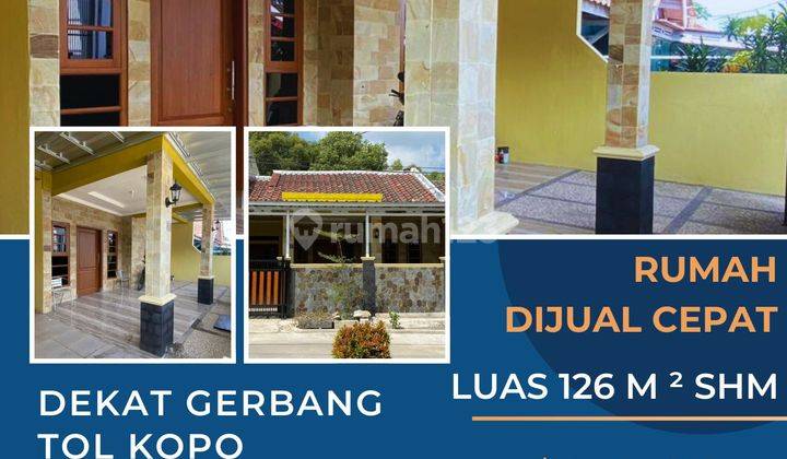 Dijual Cepat Rumah SHM Luas 126 di PERUM JOMIN PERMAI Cikampek 1