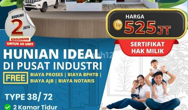 Perumahan Alam Mulya Telukjambe Barat Dekat KIIC Karawang Angsuran Hanya 2 Jutaan/bln 1