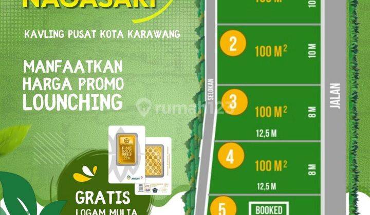 Kavling Nagasari Lokasinya Strategis Di Pusat Kota Karawang  1