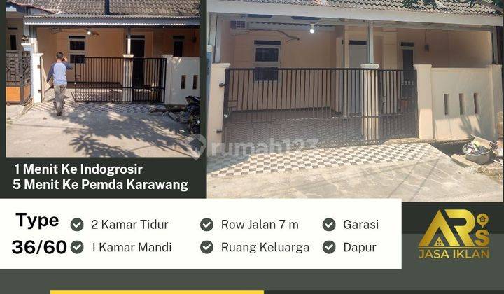 Dijual Cepat Rumah type 36/60 Di Karawang Barat Samping Indogrosir 1