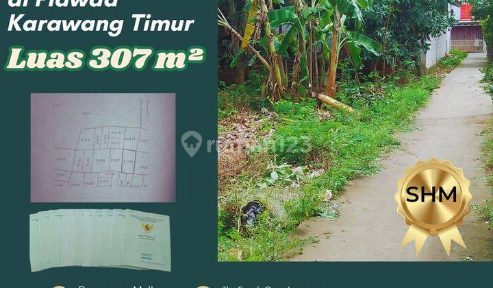 Dijual Tanah Luas 307 M Di Karawang Timur Dekat RS Lira medika 1