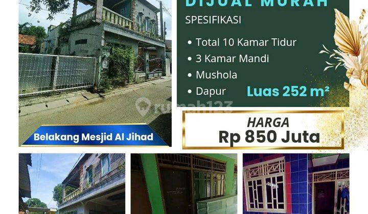 Dijual Murah Rumah 2 Lantai + 7 Pintu Kontrakan Di Karawang Barat 1