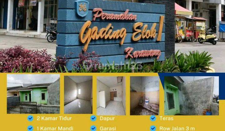 Dijual Murah Perumahan Gading Elok 1 Di Karawang Dekat Mall Ramayana 1